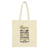 No Wrath Woman Coffee Tote Bag, Funny Slogan Bag, Gift For Her, Woman Tote, Coffee Lovers, Novelty Bag, Reusable Shopping Bag - Tawshia
